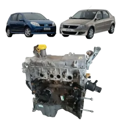 MOTOR SANDERO LOGAN 1.6 16V 112CV 2007 08 09 10 12 2013
