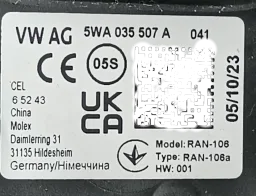 Antena Teto Tubarão Volkswagen Taos 2022 2023 2024 2025 2026 5WA035507A