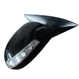 RETROVISOR DIREITO I30 2009 A 2012 PRETO C/ PISCA 8 PINOS