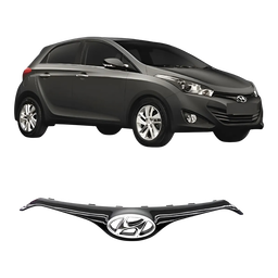 Friso Da Grade Do Radiador Hb20 2012 À 2015 - Brilhante