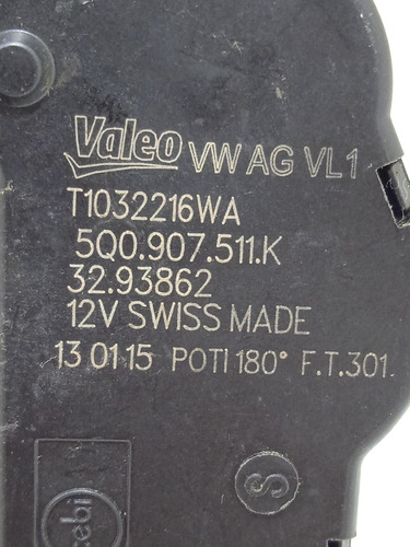 MOTOR ATUADOR CAIXA DE AR VOLKSWAGEN GOLF TSI 2015 USADO 