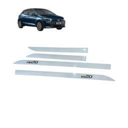 Jogo De Friso Lateral Hyundai Hb20 Limited 2022 - Branco