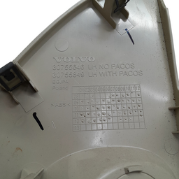 ACABAMENTO PAINEL LATERAL ESQUERDO VOLVO XC60 09/15 30755646