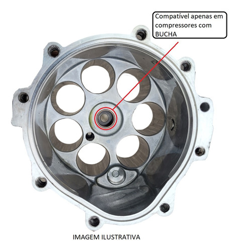 KIT PISTÃO MIOLO COMPRESSOR SANDEN LOGAN DUSTER OROCH 1.6