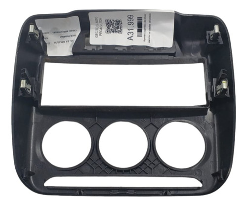 MOLDURA DO RADIO CENTRAL CITROEN C3 2021/2016 COM DETALHE