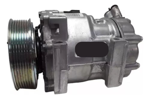 KIT POLIA BOBINA FRONTAL COMPRESSOR SANDEN DUSTER 7PK