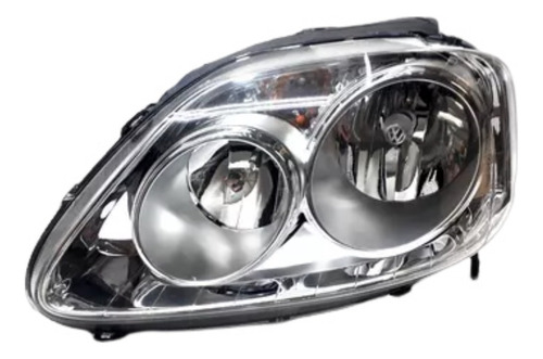 FAROL ESQUERDO CROMADO FOX SPACEFOX - FOCO DUPLO (H7 H1) ESQUERDO