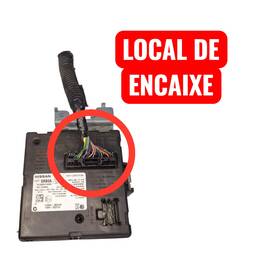 PLUG PRETO MODULO CENTRAL IGNIÇÃO KICKS 2019 SV