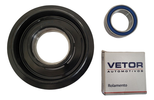 Polia Compressor Ar Cond Calsonic Sandero Logan Duster