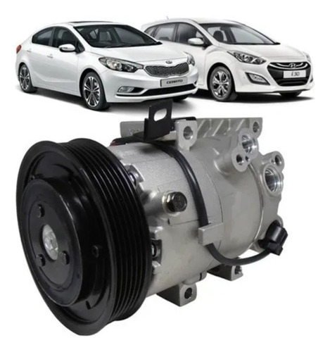 Compressor Ar Condicionado Elantra I30 Cerato Sonata 14 A 16