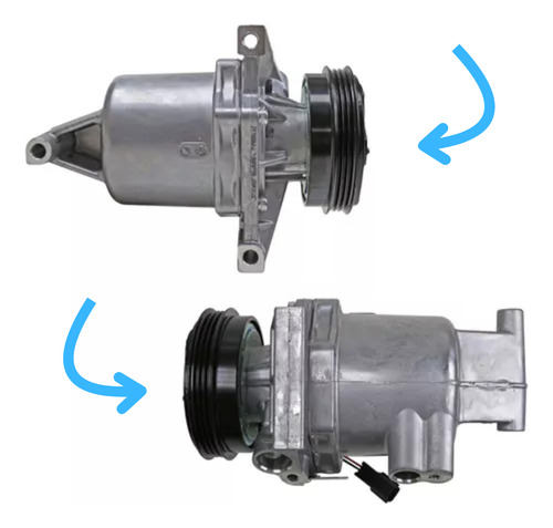 POLIA 3PK COMPRESSOR CALSONIC AR CONDICIONADO LOGAN SANDERO
