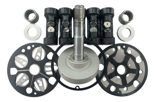 KIT MIOLO PISTÃO COMPRESSOR RENAULT KWID 3 CILINDROS 17 A 25