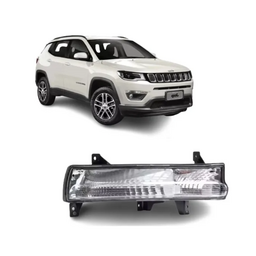 Farol Drl Anti Neblina Luz Diurna Jeep Compass Lado Direito