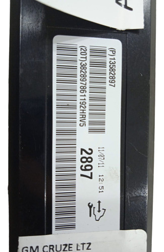 MODULO CENTRAL ELETRONICA GM  CRUZE LTZ 1.8 16V 2011/16 ORIG