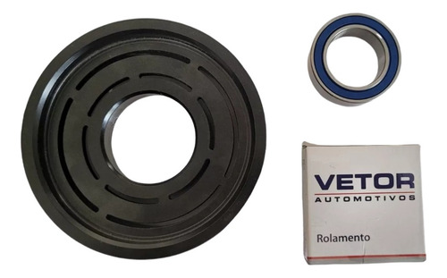 POLIA E CUBO COMPRESSOR CALSONIC SANDERO LOGAN DUSTER