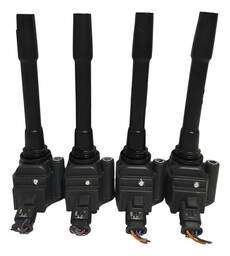 JOGO 4 BOBINA IGNIÇÃO JEEP COMPASS RENEGADE 1.3 TURBO 22/25