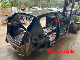 TRASEIRA COM TETO SANDERO 2008 2009 A 2014