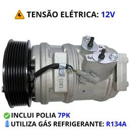 COMPRESSOR AR CONDICIONADO HILUX SW4 2.5/3.0 06 A 15 DELPHI