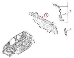 PAINEL TRASEIRO FIAT MOBI 2017 A 2025 NOVO ORIGINAL 52239455