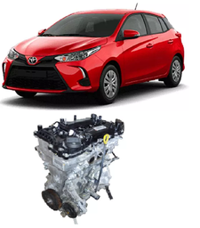 (1104) MOTOR PARCIAL YARIS 2021/2022 1.5 FLEX 