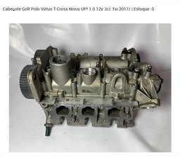 Cabeçote Peugeot 206 Citroen C3 1.4 8v 2004 a 2006 Gasolina