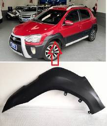 Moldura Paralama Esquerdo Etios Cross 2014 a 2018 C/ Detalhe