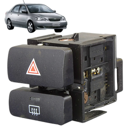 Botão Pisca Alerta Desembaçador Toyota Corolla 2003 Até 2008