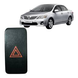 Botão Pisca Alerta Toyota Corolla 2009 A 2014 Original Preto