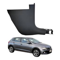 Soleira Polo Highline 1.0 Tsi 2018 Dianteira Direita Preto
