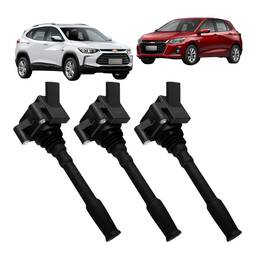 Kit 3 Bobina Ignição Chevrolet Original Onix Turbo 55515915 
