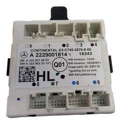 Modulo Conforto Porta Traseira Esquerda Mercedes Glc 43