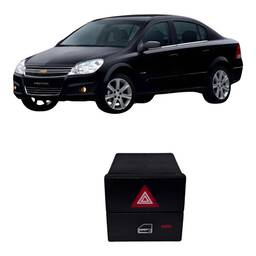 Comando Interruptor Alerta Chevrolet Vectra 06/11 Original