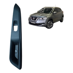 Moldura Botão Vidro Tras. Esquerdo Nissan Kicks 2019 A 2024