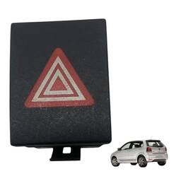Botão Pisca Alerta Vw Polo 2003 - 2014 6q0953235a9b9