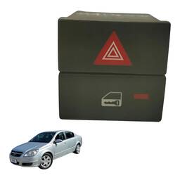 Botão Pisca Alerta/trava Gm Vectra 2006/2011 93307964 Preto