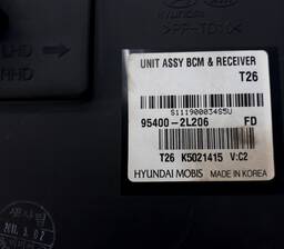  MODULO BCM HYUNDAI I30 CODIGO 954002L206