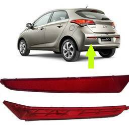 Refletor Parachoque Traseiro Esquerdo HB20 Hatch 2016 a 2019