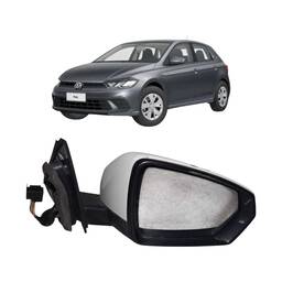 Retrovisor Vw Polo Elétrico Lado Direito 2020 2024 E9044654