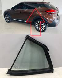 Vidro Porta Traseira Esquerda Fixo Kicks 1.6 16v 2017 a 2021
