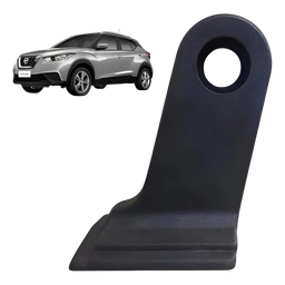 Acabamentos Suporte Banco Traseiro Nissan Kicks Preto Preto
