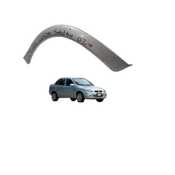moldura para -choque traseiro direito corsa classic 1997 (as
