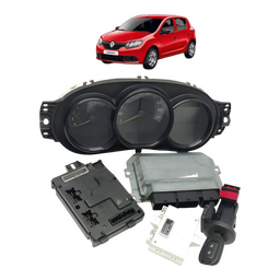 KIT MÓDULO INJEÇÃO SANDERO 2019