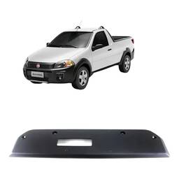 Moldura Suporte Placa Traseira Strada 2014 2015 a 2020