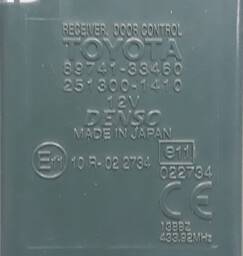  MODULO CONFORTO TRAVA TOYOTA CAMRY 07/11 COD. 8974133460