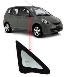 Vidro Óculos Dianteiro Direito Honda Fit 2004 a 2008