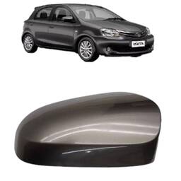 Capa Retrovisor Direito Etios 2014 a 2021 S/ Pisca Prata