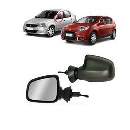 Retrovisor Manual Esquerdo Sandero Duster Logan 2010 a 2014
