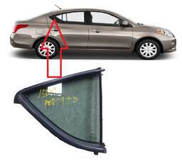 Vidro Porta Traseira Direita (Fixo) Versa 2012 2013 a 2021