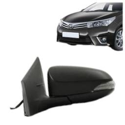 Retrovisor Esquerdo Corolla 2015 a 2019 C/ Seta Prata 5Pino