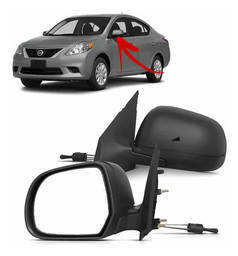 Retrovisor Esquerdo Versa 2012 2013 a 2014 S/ Pisca Manual
